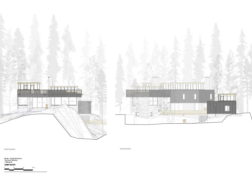 Elevations - The Rock Luxury Estate Residence - Hillcrest Lane, Whistler, BC, Canada