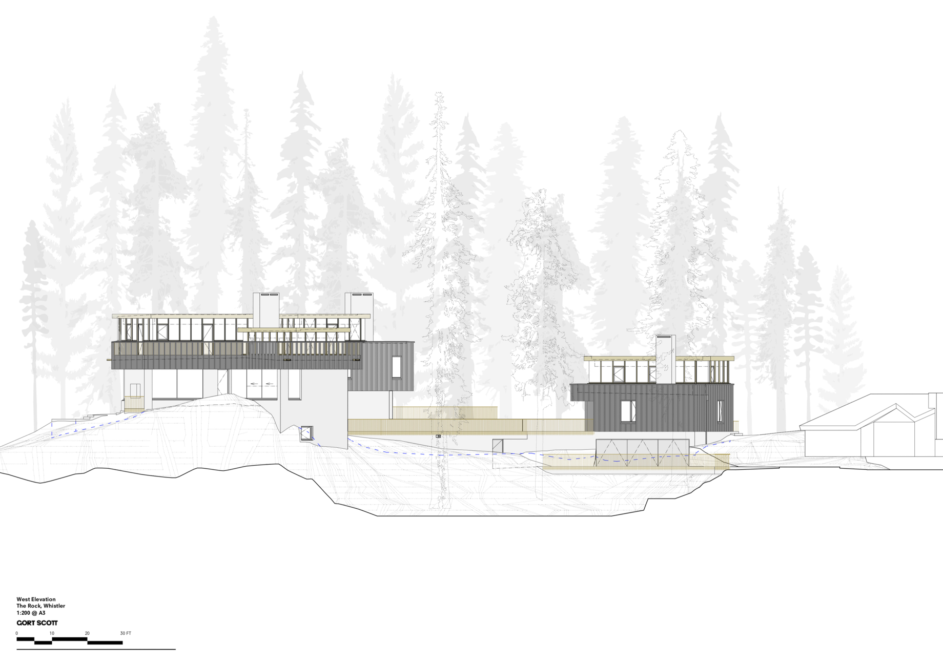 Elevations – The Rock Luxury Estate Residence – Hillcrest Lane, Whistler, BC, Canada