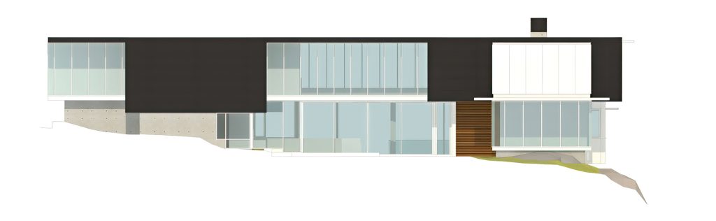 Elevations - West Coast Modern - 4249 Rockbank Place, West Vancouver, BC, Canada