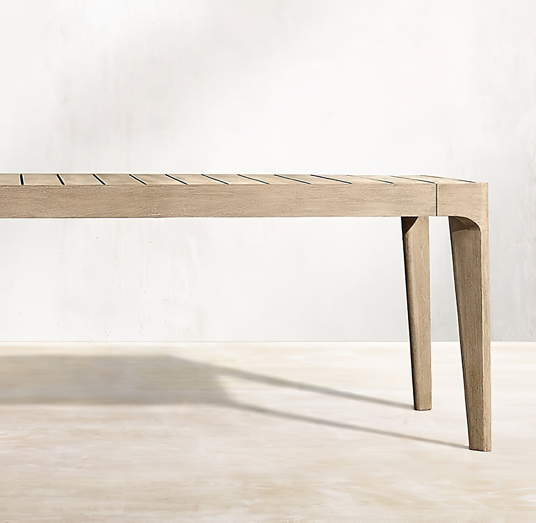 Malta Teak Collection Outdoor Furniture Design for RH – Ramon Esteve – Malta Teak Dining Table