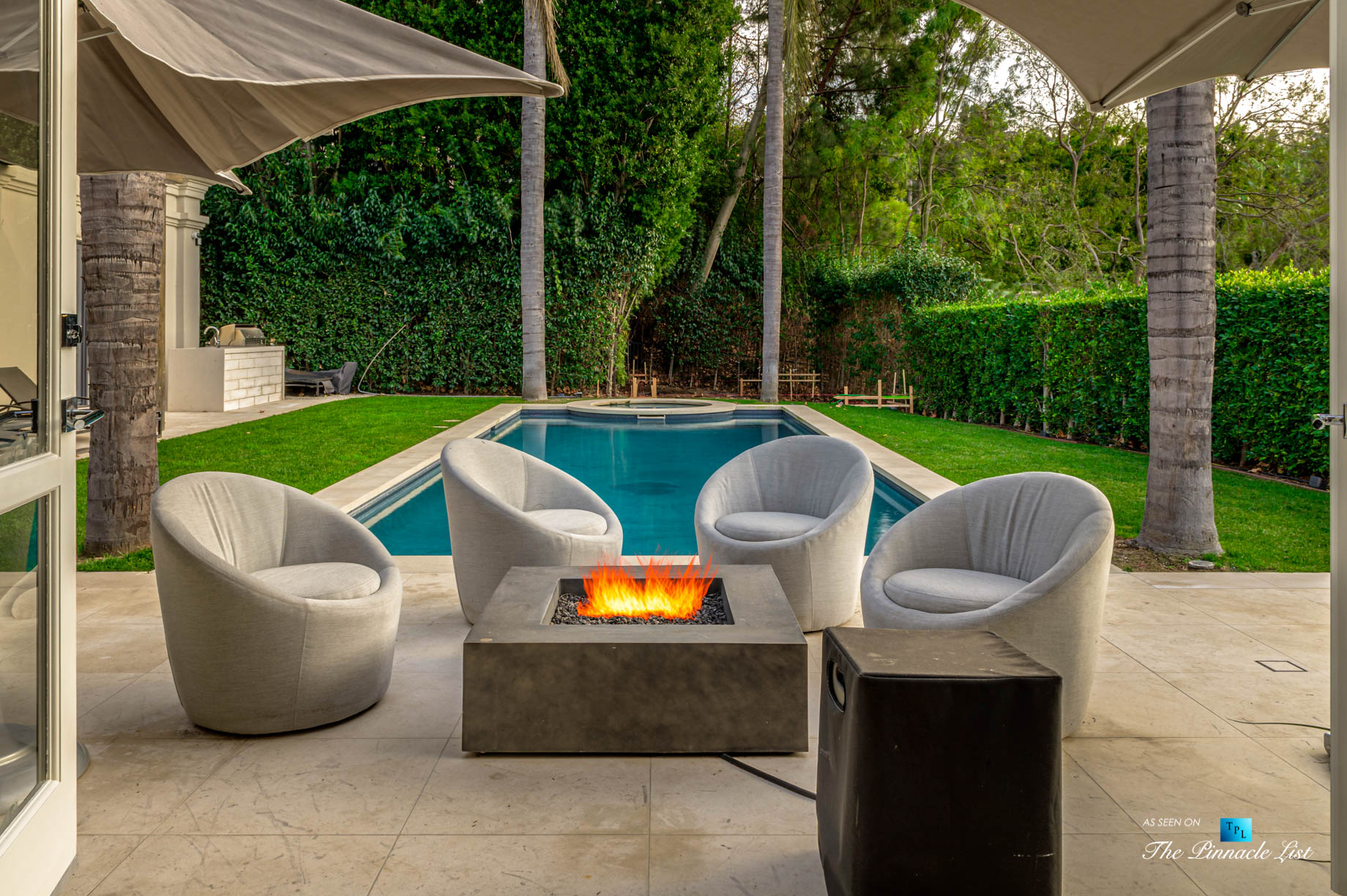 2720 Ellison Dr, Beverly Hills, CA, USA – Spectacular Backyard Pool Lounge – Luxury Real Estate – Italian Villa Hilltop Home