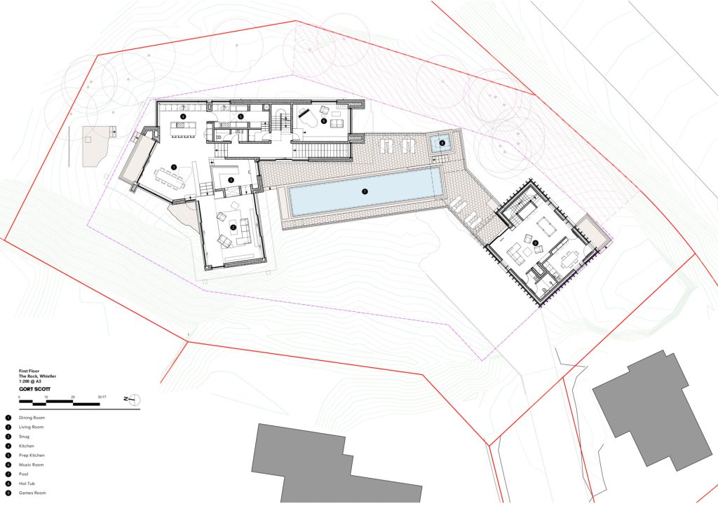 Floor Plans - The Rock Luxury Estate Residence - Hillcrest Lane, Whistler, BC, Canada