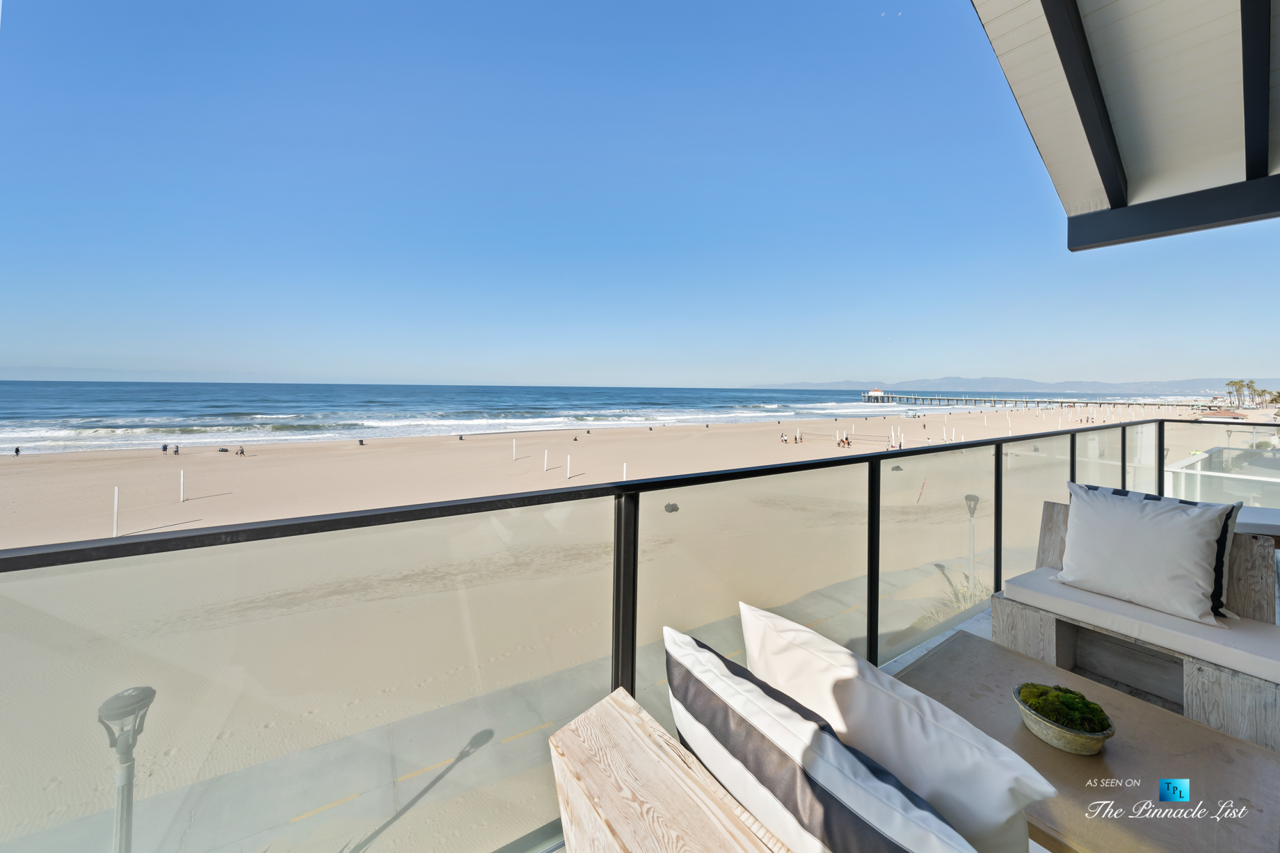 508 The Strand, Manhattan Beach, CA, USA - Master Bedroom Balcony Beach View - Luxury Real Estate - Oceanfront Home