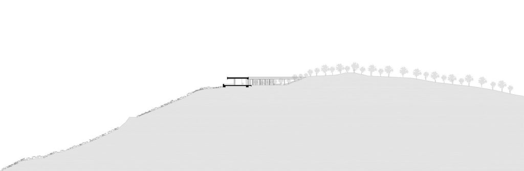 Section - Ring House Modern Contemporary Residence - Agia Galini, Crete, Greece