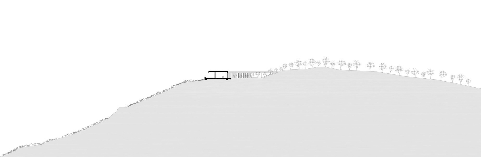 Section - Ring House Modern Contemporary Residence - Agia Galini, Crete, Greece