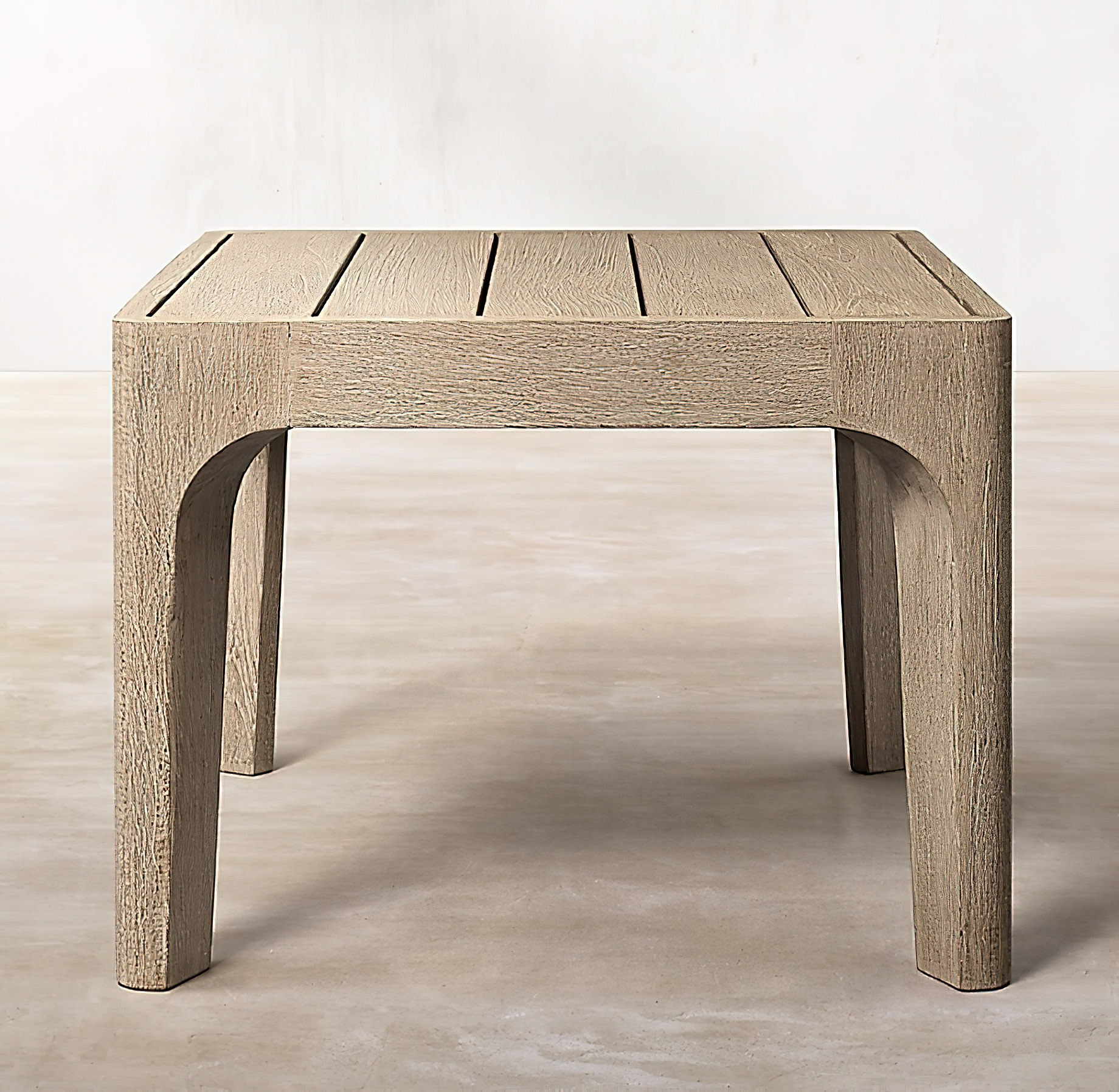 Malta Teak Collection Outdoor Furniture Design for RH - Ramon Esteve - Malta Teak Side Table
