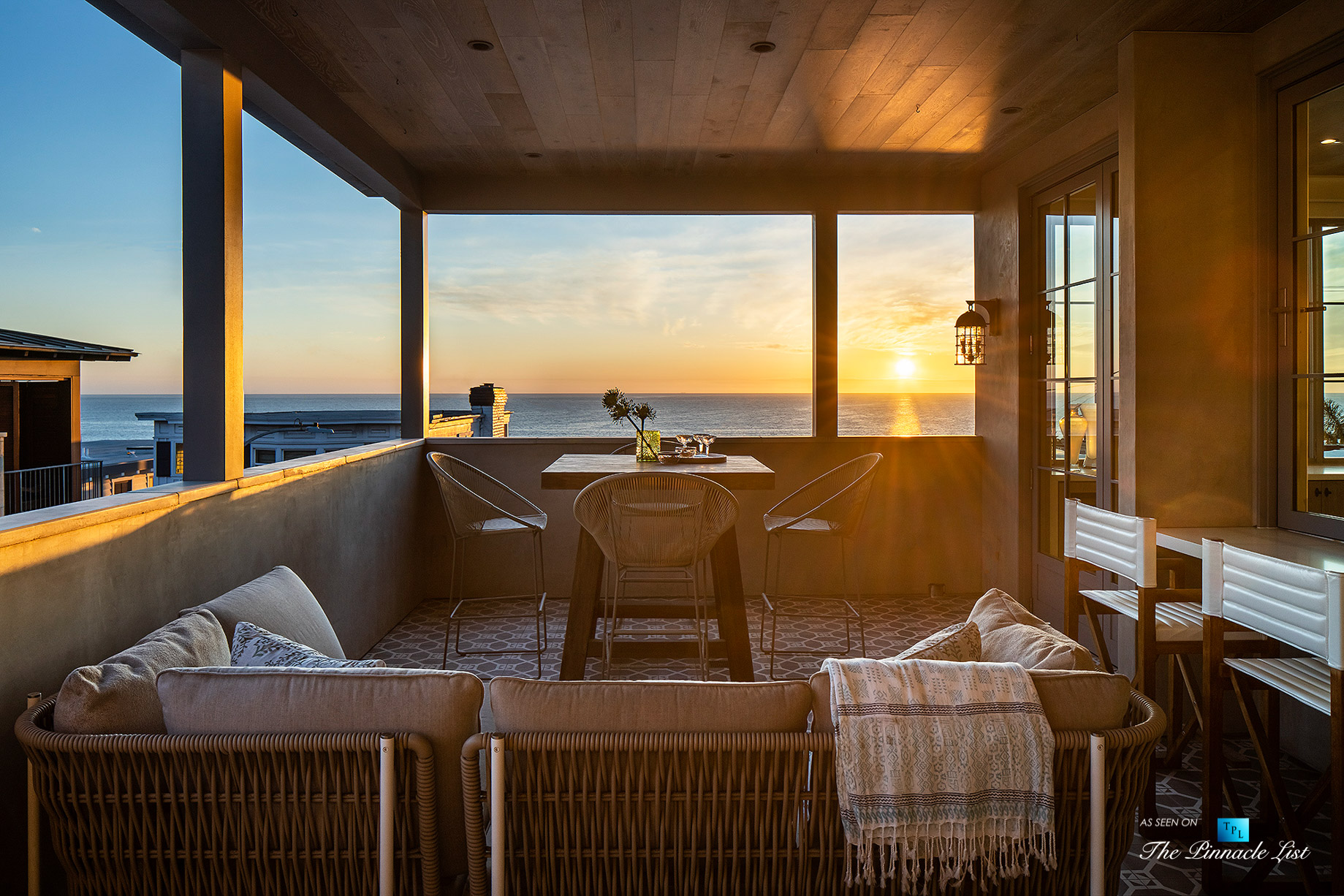 220 8th St, Manhattan Beach, CA, USA - Luxury Real Estate - Ocean View Dream Home - Top Floor Deck Sunset
