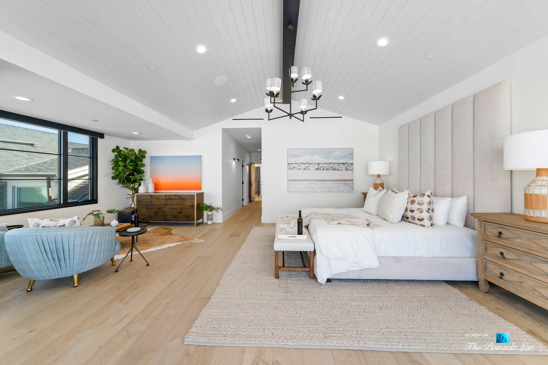 508 The Strand, Manhattan Beach, CA, USA – Master Bedroom Interior – Luxury Real Estate – Oceanfront Home
