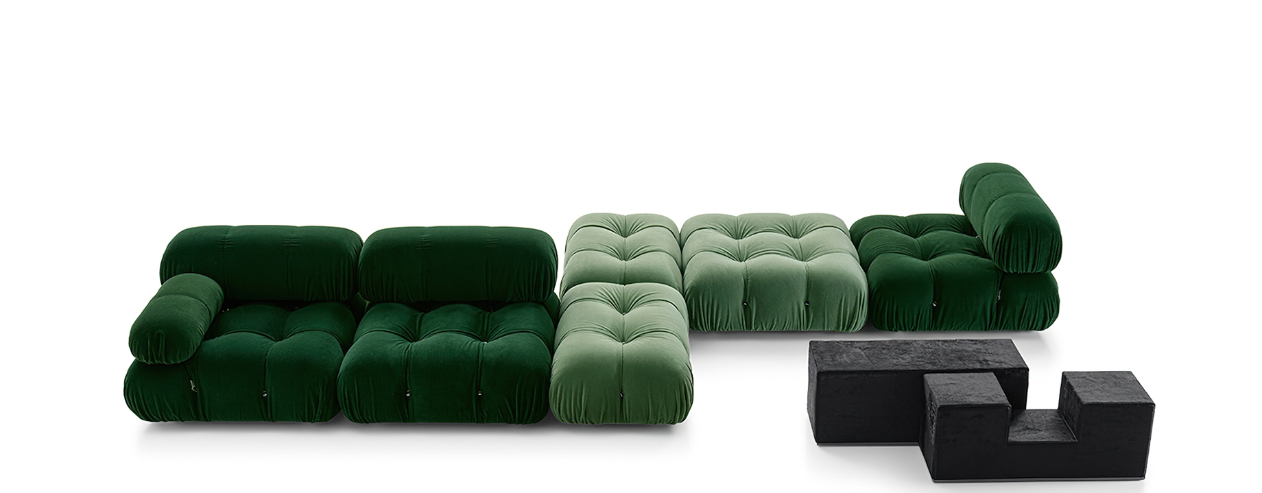 Camaleonda Classic Sofa Collection B&B Italia - Mario Bellini - Green