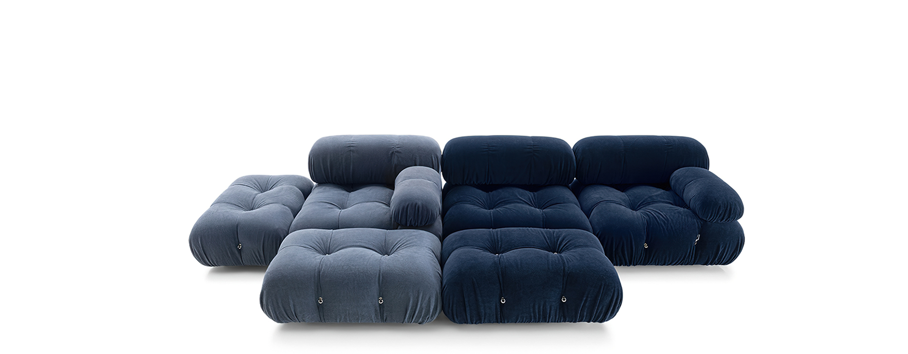 Camaleonda Classic Sofa Collection B&B Italia - Mario Bellini - Blue