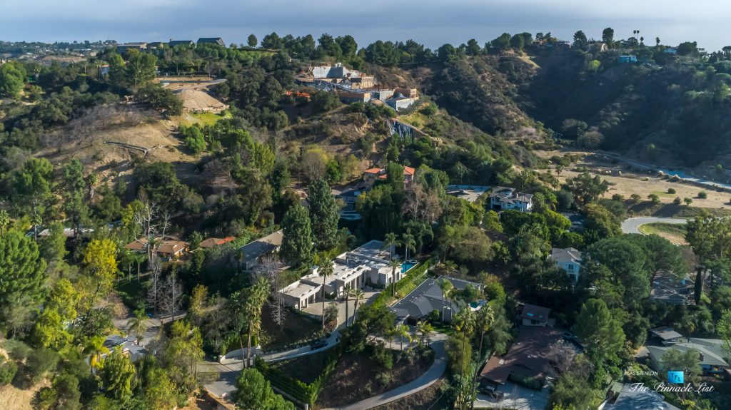 2720 Ellison Dr, Beverly Hills, CA, USA - Drone Aerial View - Luxury Real Estate - Italian Villa Hilltop Home