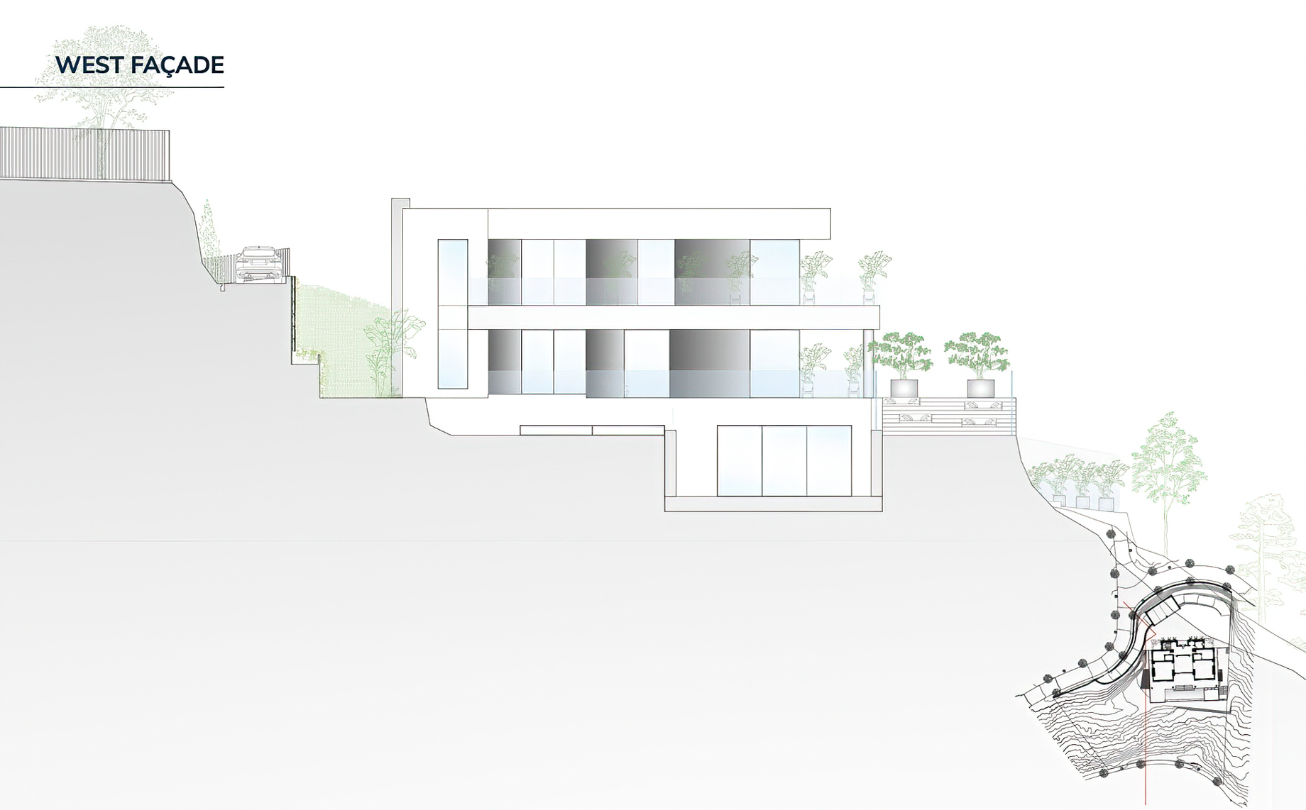 Elevations - Villa Alcuzcuz Marbella - La Reserva del Alcuzcuz, Benahavis, Spain