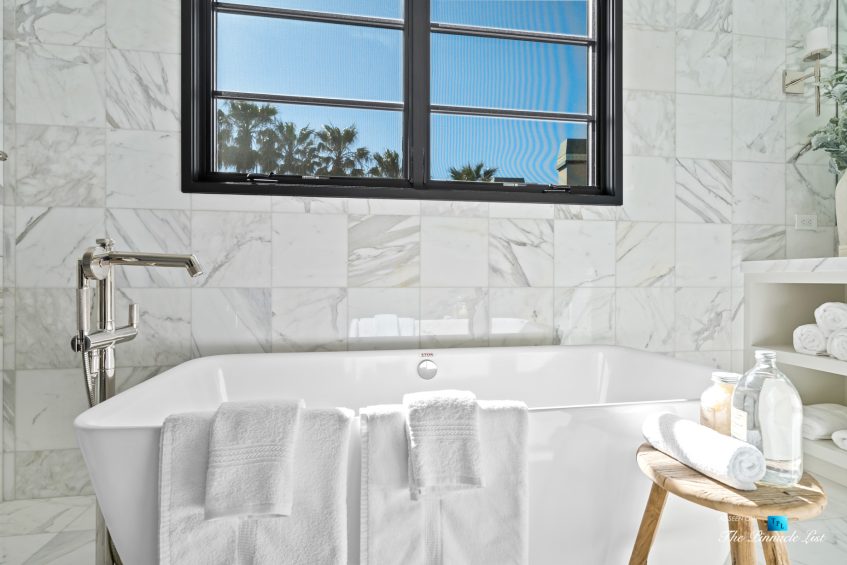 508 The Strand, Manhattan Beach, CA, USA - Master Bathroom Freestanding Tub - Luxury Real Estate - Oceanfront Home