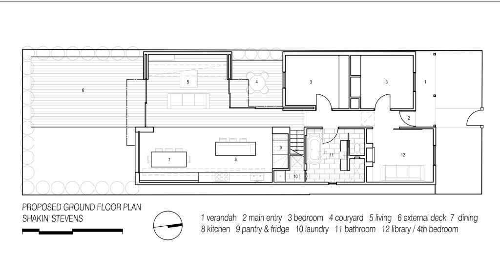 Floor Plans - Shakin Stevens Green Space House - Melbourne, Victoria, Australia