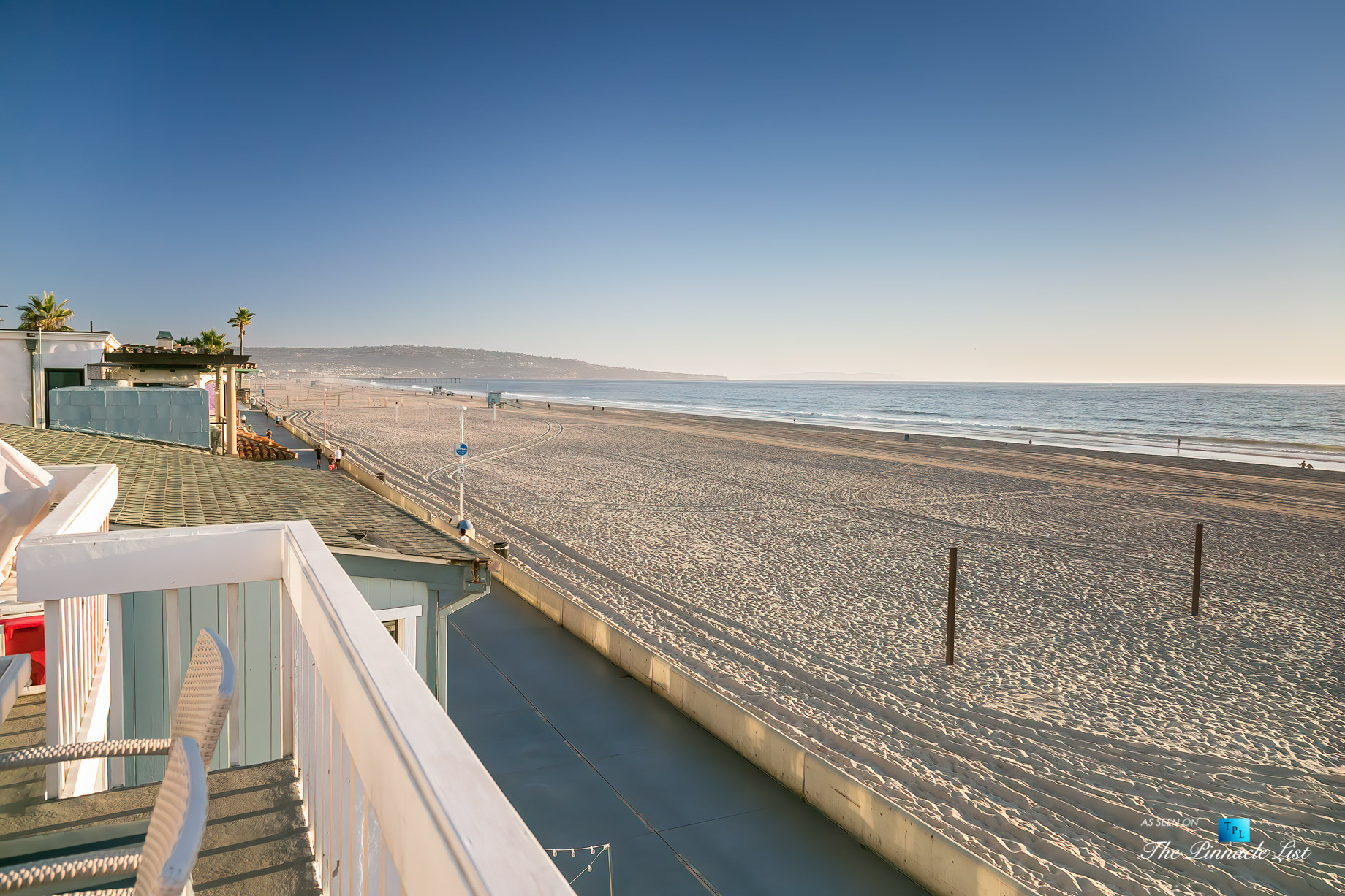 3500 The Strand, Hermosa Beach, CA, USA - Deck Beach View - Luxury Real Estate – Original 90210 Beach House