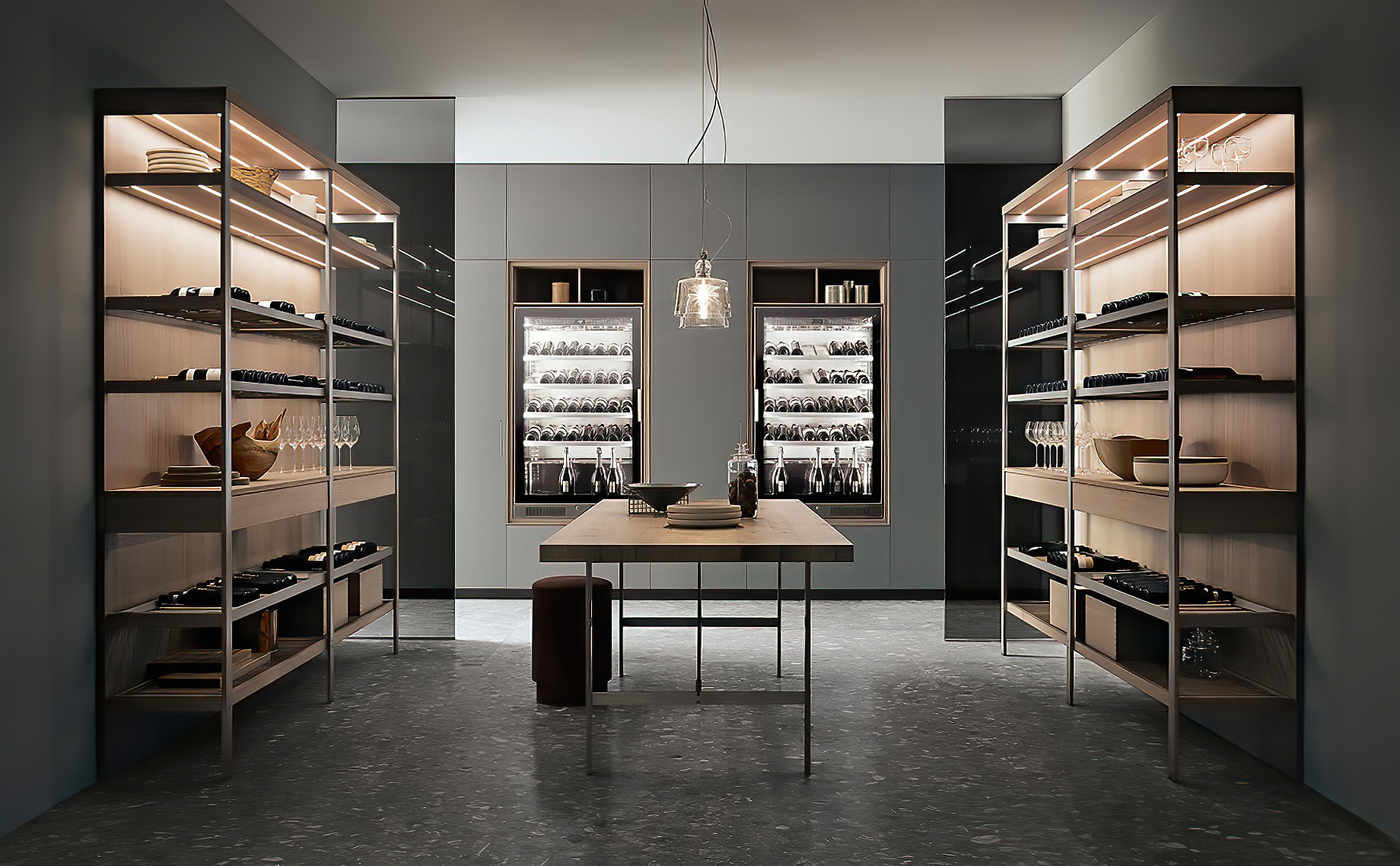 K-lab Contemporary Kitchen Ernestomeda Italy – Giuseppe Bavuso – Kitchen Wine Gallery