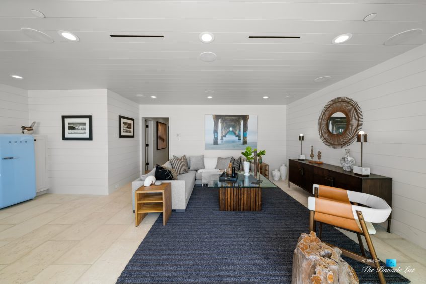 508 The Strand, Manhattan Beach, CA, USA - Lower Level Living Room - Luxury Real Estate - Oceanfront Home