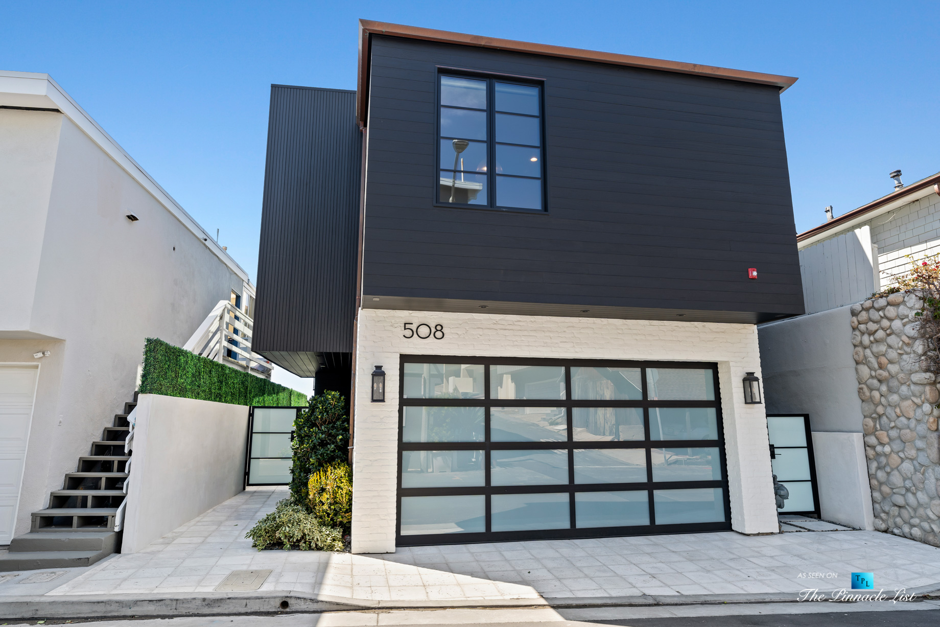 508 The Strand, Manhattan Beach, CA, USA - Exterior Garage Door - Luxury Real Estate - Oceanfront Home