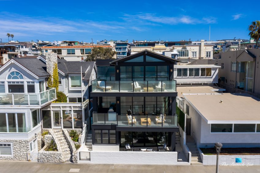 508 The Strand, Manhattan Beach, CA, USA - Exterior Front Balconies - Luxury Real Estate - Oceanfront Home