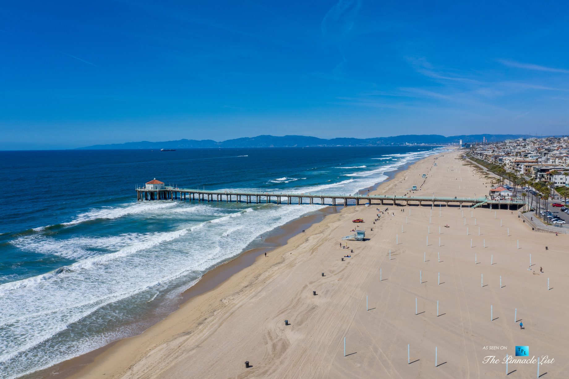 508 The Strand, Manhattan Beach, CA, USA – The Strand Beach Drone View – Luxury Real Estate – Oceanfront Home