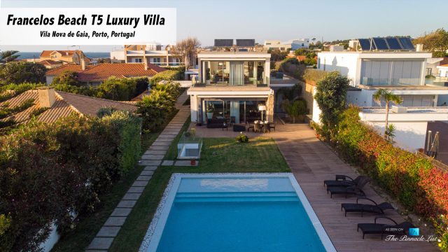 Francelos Beach T5 Luxury Villa - Vila Nova de Gaia, Porto, Portugal - Backyard Pool