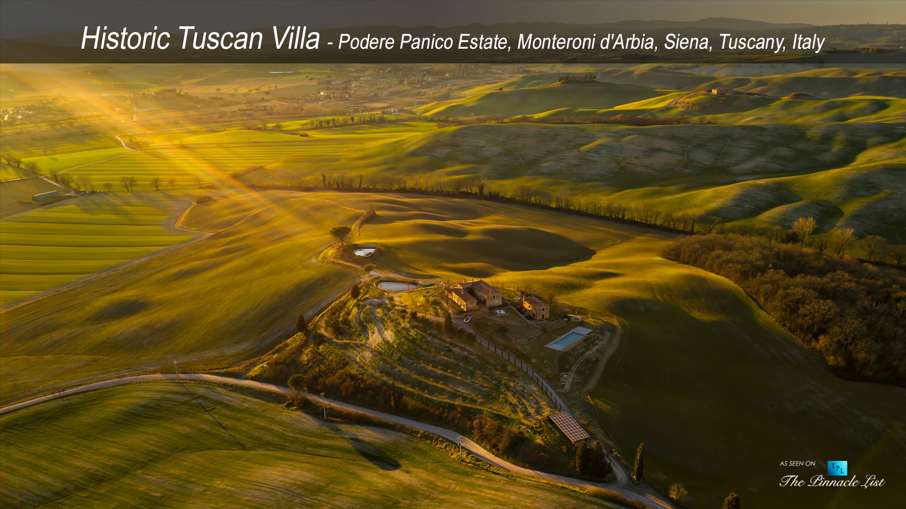 Historic Tuscan Villa - Podere Panico Estate, Monteroni d'Arbia, Siena, Tuscany, Italy