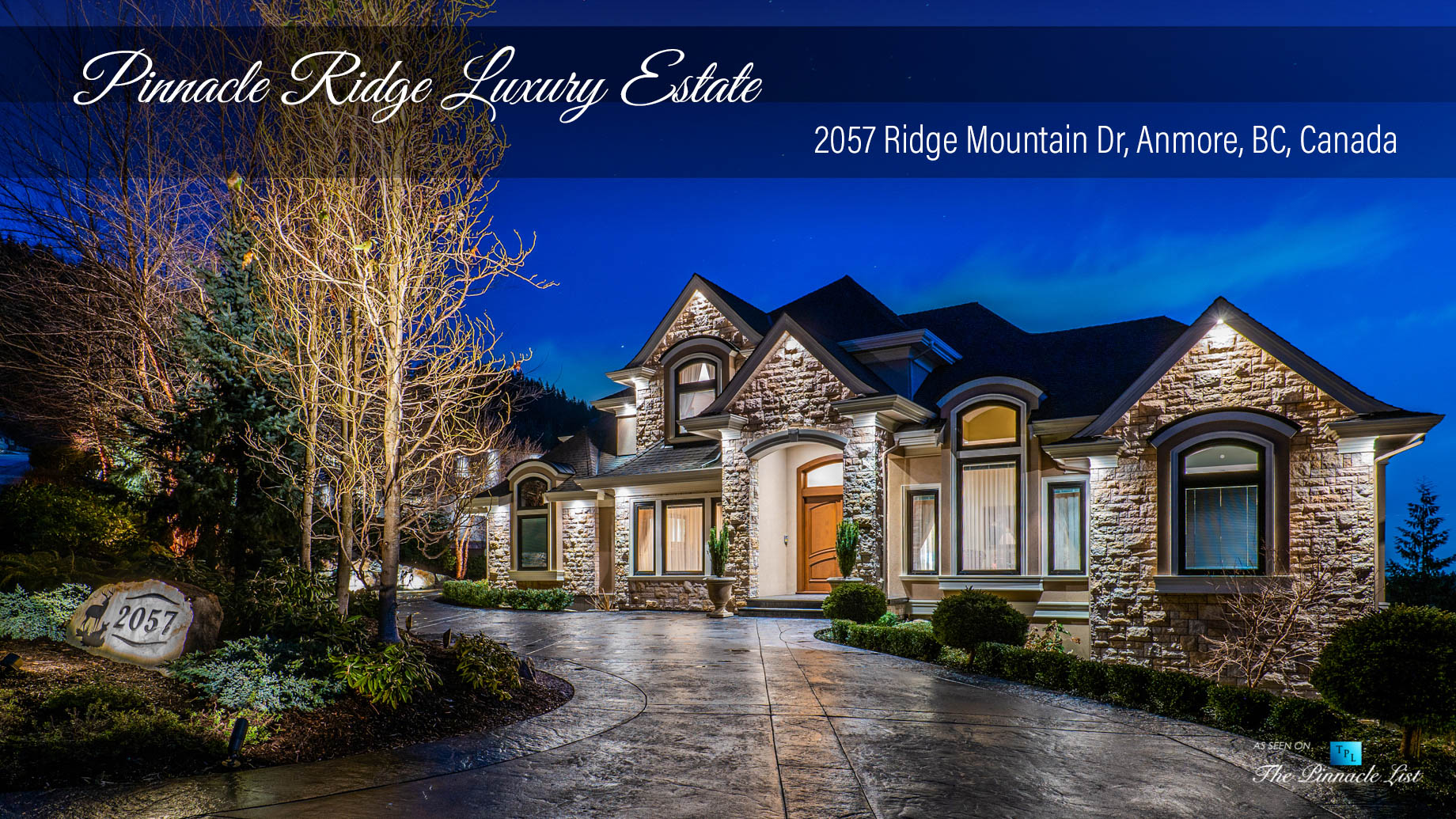 Pinnacle Ridge Luxury Estate - 2057 Ridge Mountain Dr, Anmore, BC, Canada