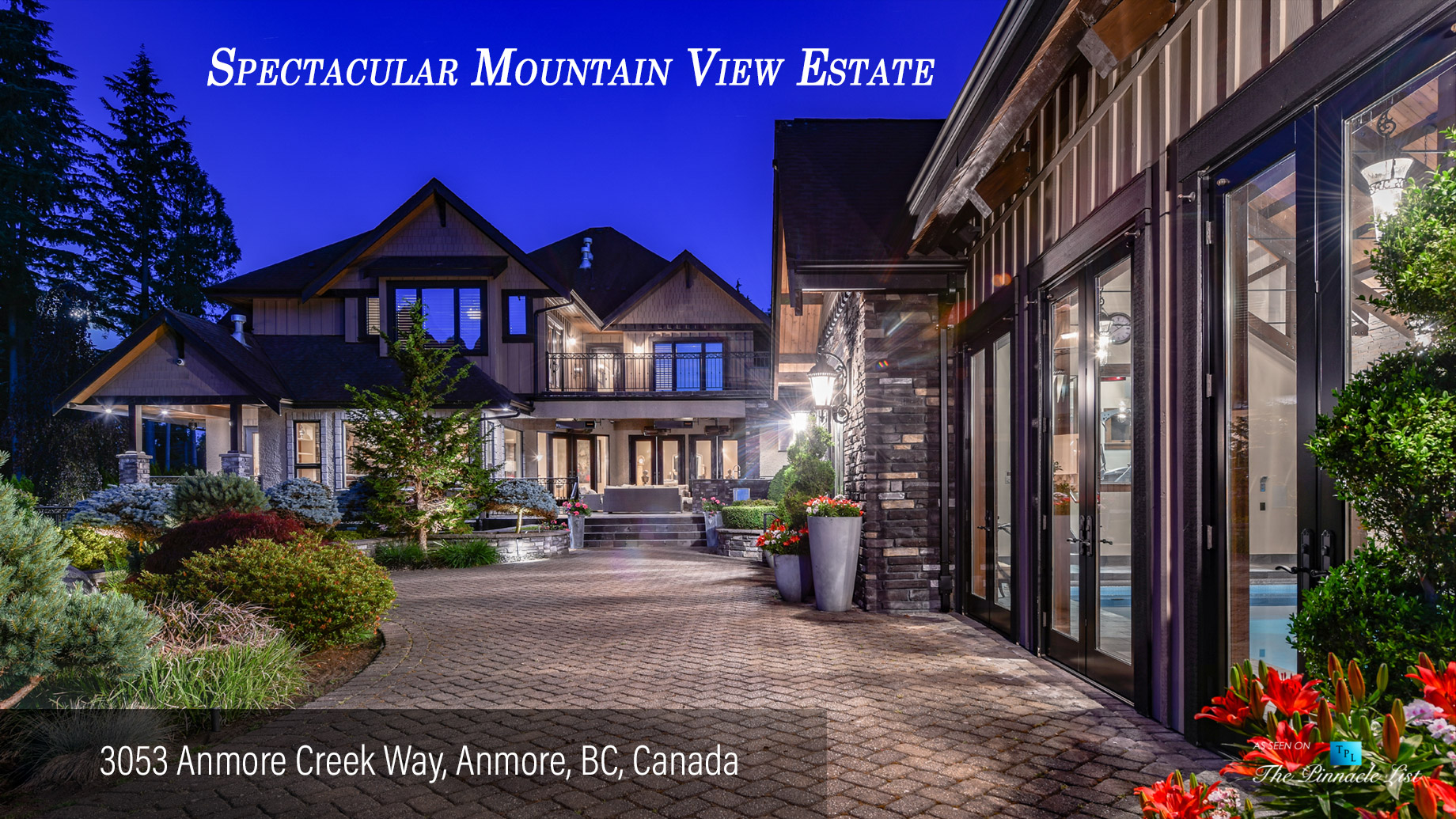 Spectacular Mountain View Estate - 3053 Anmore Creek Way, Anmore, BC, Canada