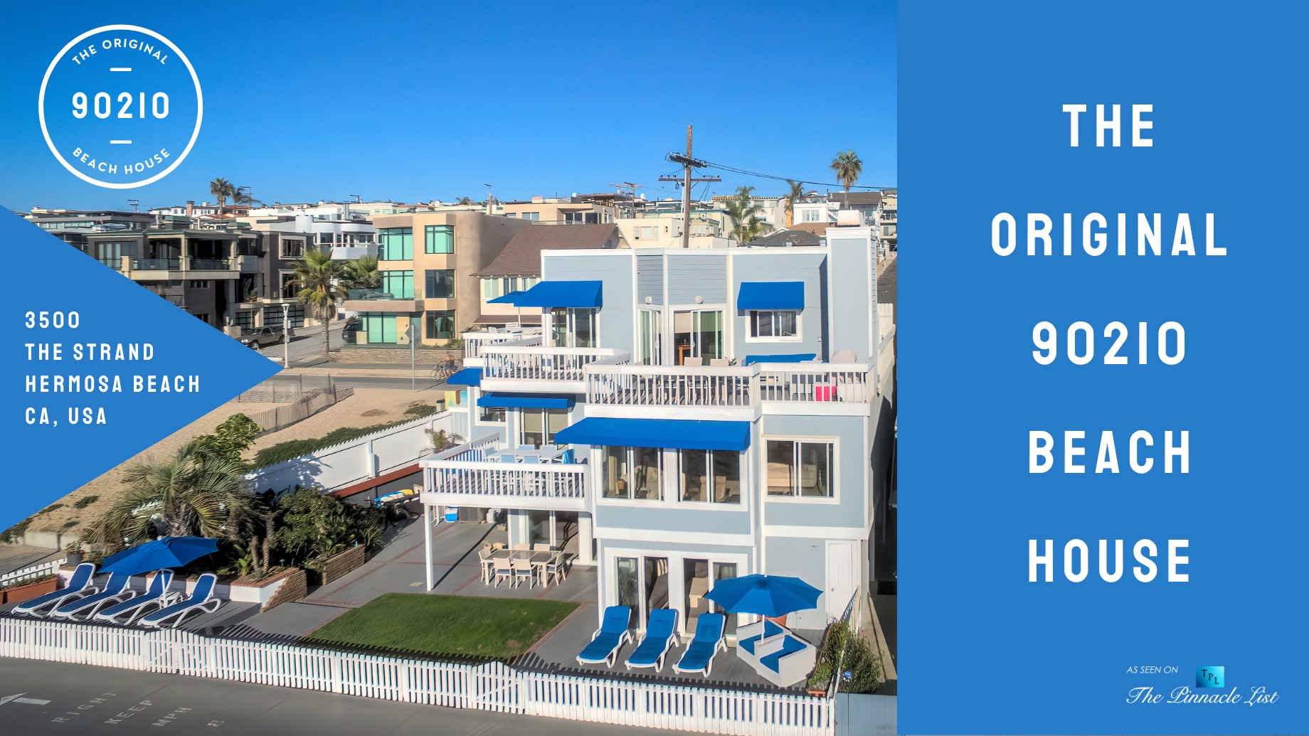 The Original 90210 Beach House – 3500 The Strand, Hermosa Beach, CA, USA
