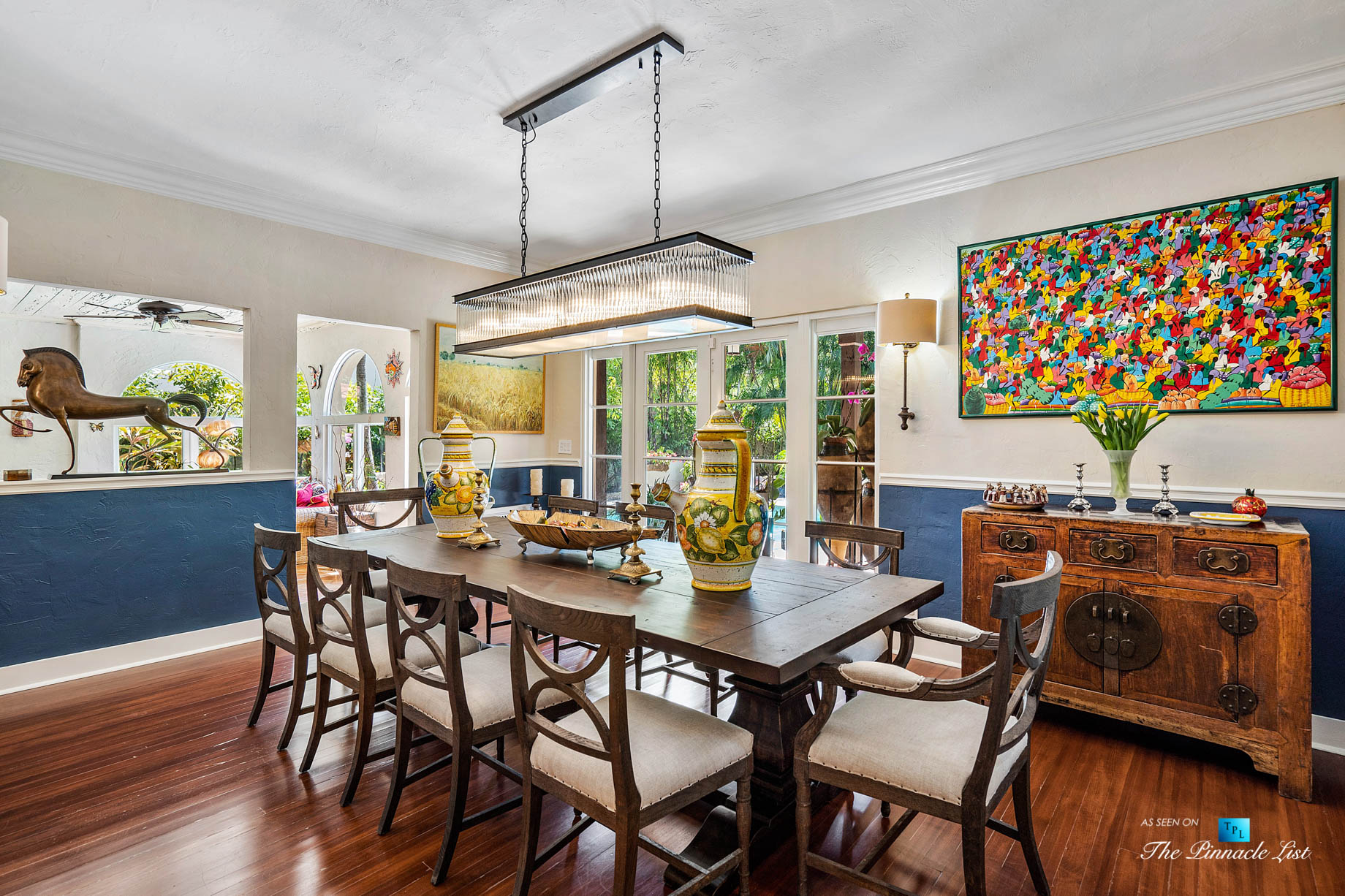 888 Oleander St, Boca Raton, FL, USA - Luxury Real Estate - Old Floresta Estate Home - Dining Room