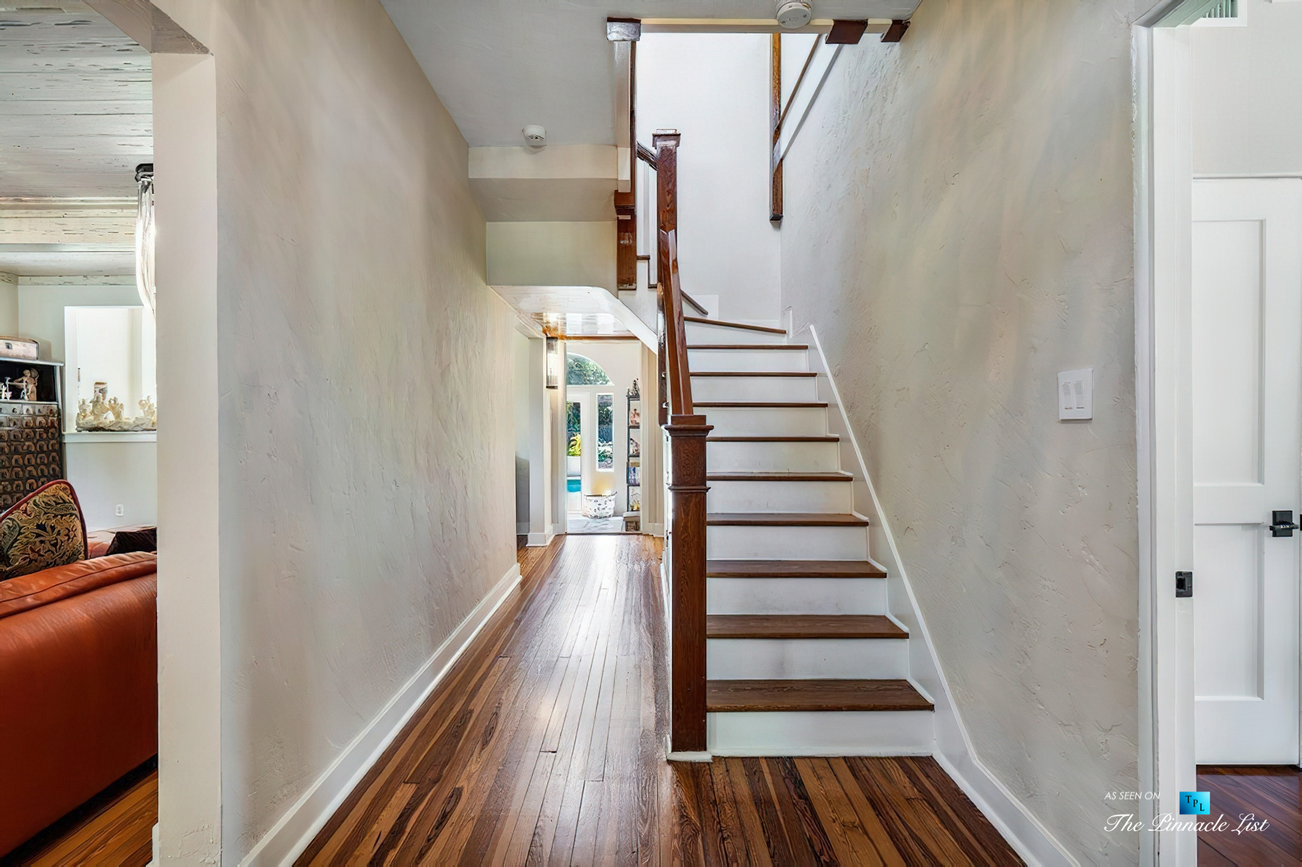 888 Oleander St, Boca Raton, FL, USA – Luxury Real Estate – Old Floresta Estate Home – Hallway Stairs