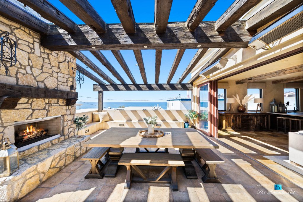216 7th St, Manhattan Beach, CA, USA - Luxury Real Estate - Coastal Villa Home - Oceanview Outdoor Balcony Lounge