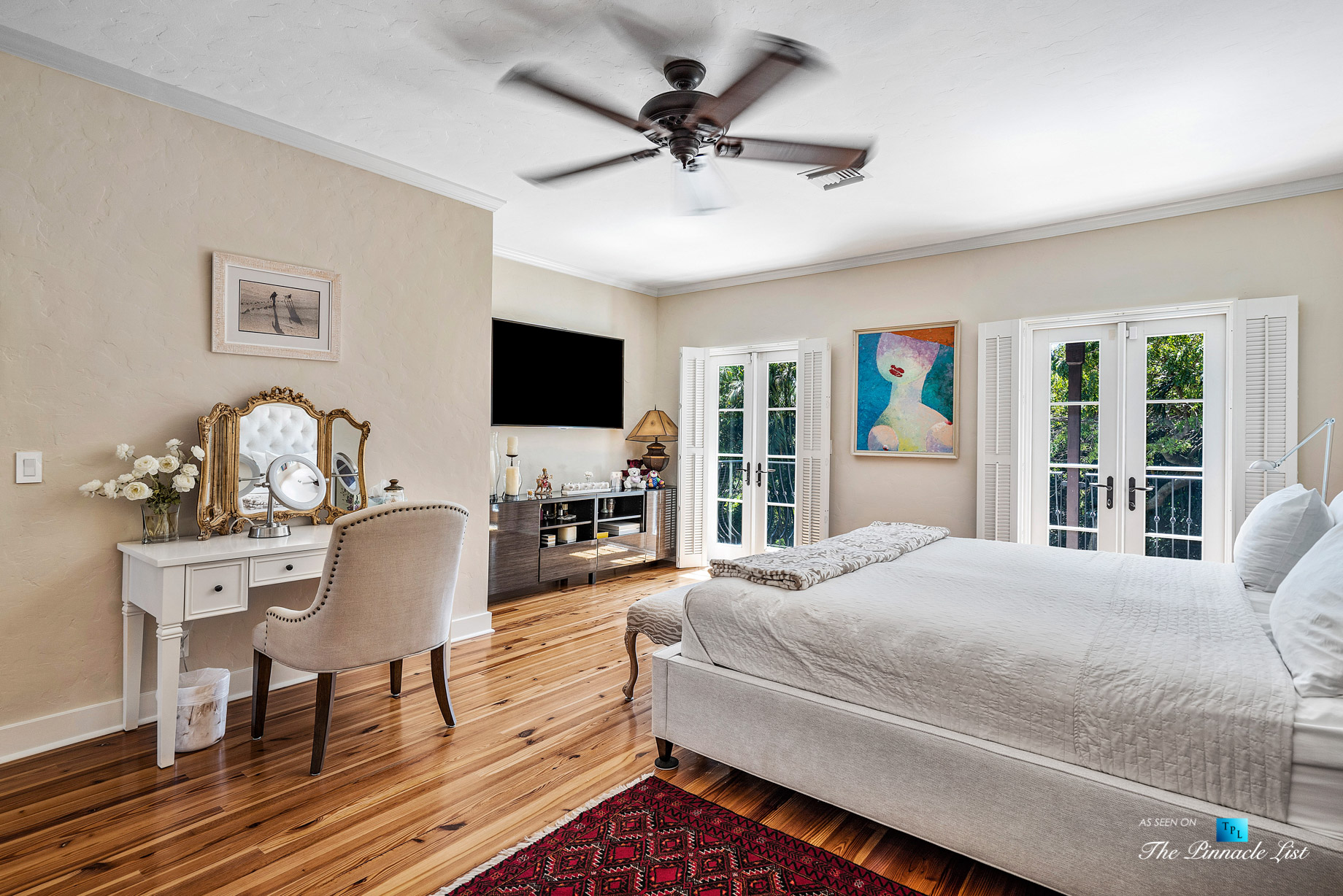 888 Oleander St, Boca Raton, FL, USA - Luxury Real Estate - Old Floresta Estate Home - Master Bedroom