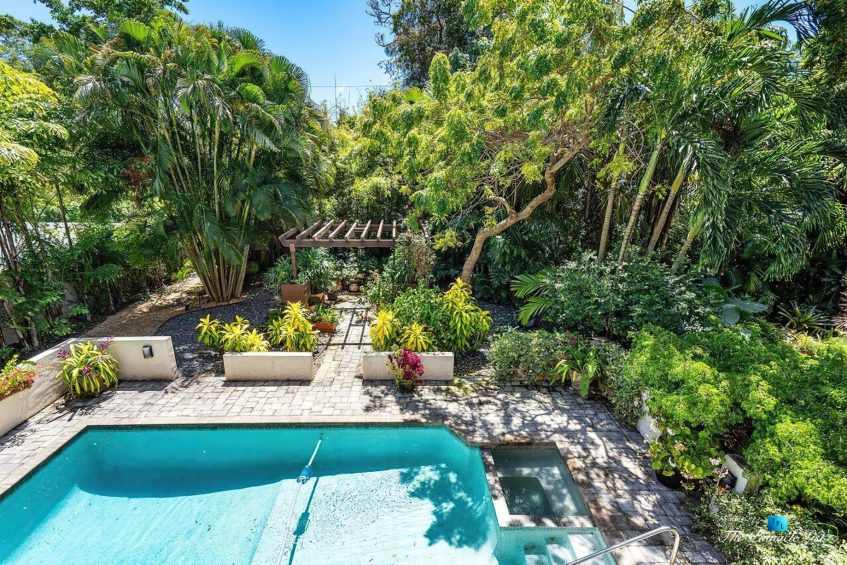 888 Oleander St, Boca Raton, FL, USA - Luxury Real Estate - Old Floresta Estate Home - Balcony Backyard Pool View