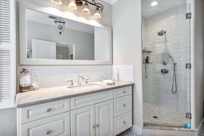 888 Oleander St, Boca Raton, FL, USA - Luxury Real Estate - Old Floresta Estate Home - Master Bathroom Shower