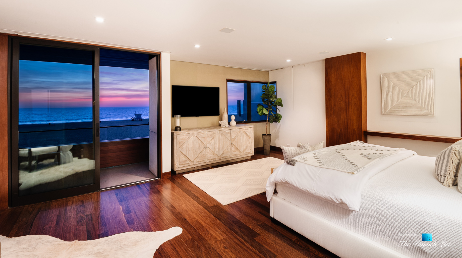 732 The Strand, Hermosa Beach, CA, USA - Master Bedroom Oceanview Sunset