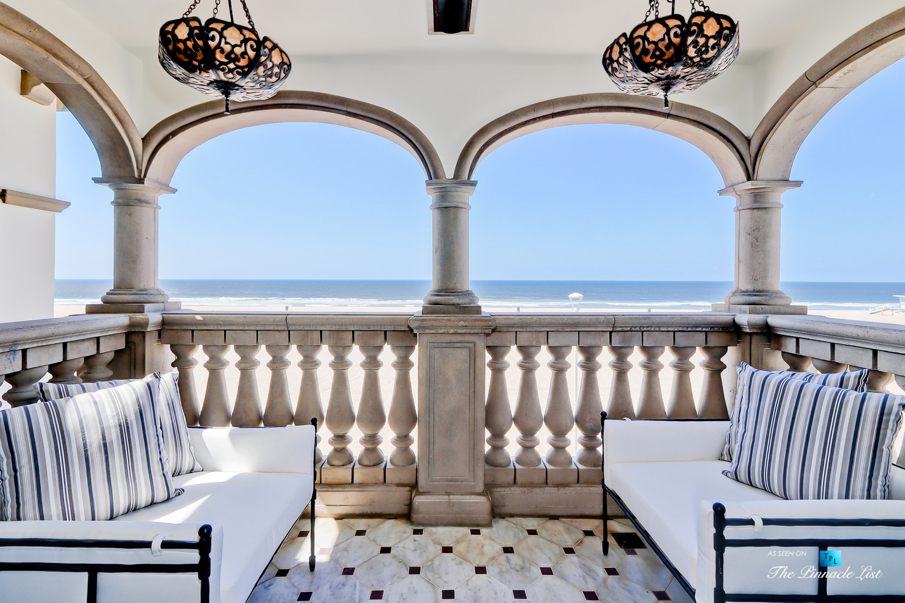 Oceanfront Luxury Living Exemplified – 2806 The Strand, Hermosa Beach, CA, USA – Master Balcony