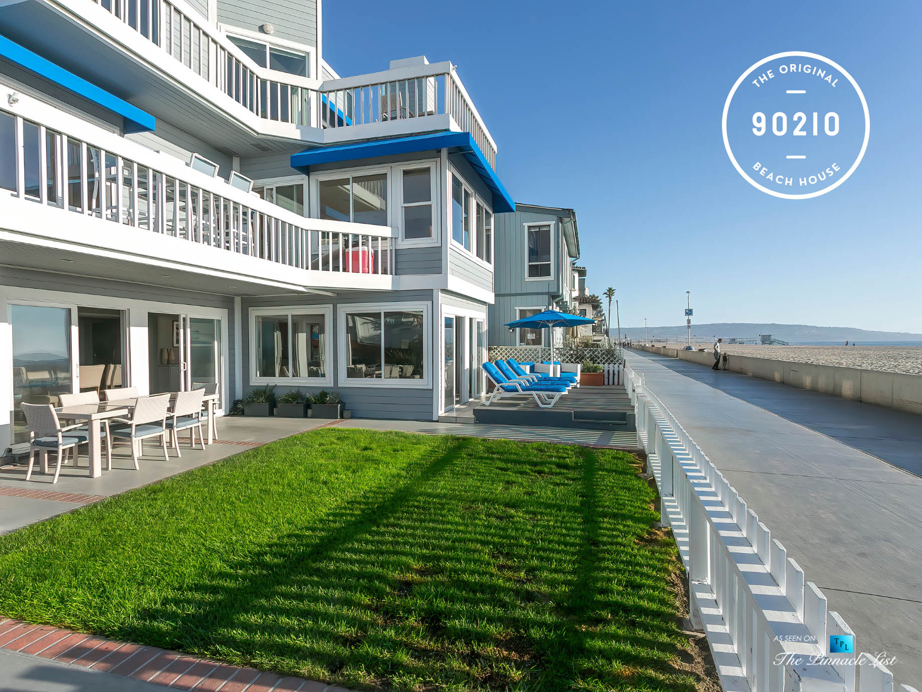 The Original 90210 Beach House – 3500 The Strand, Hermosa Beach, CA, USA – The Strand View