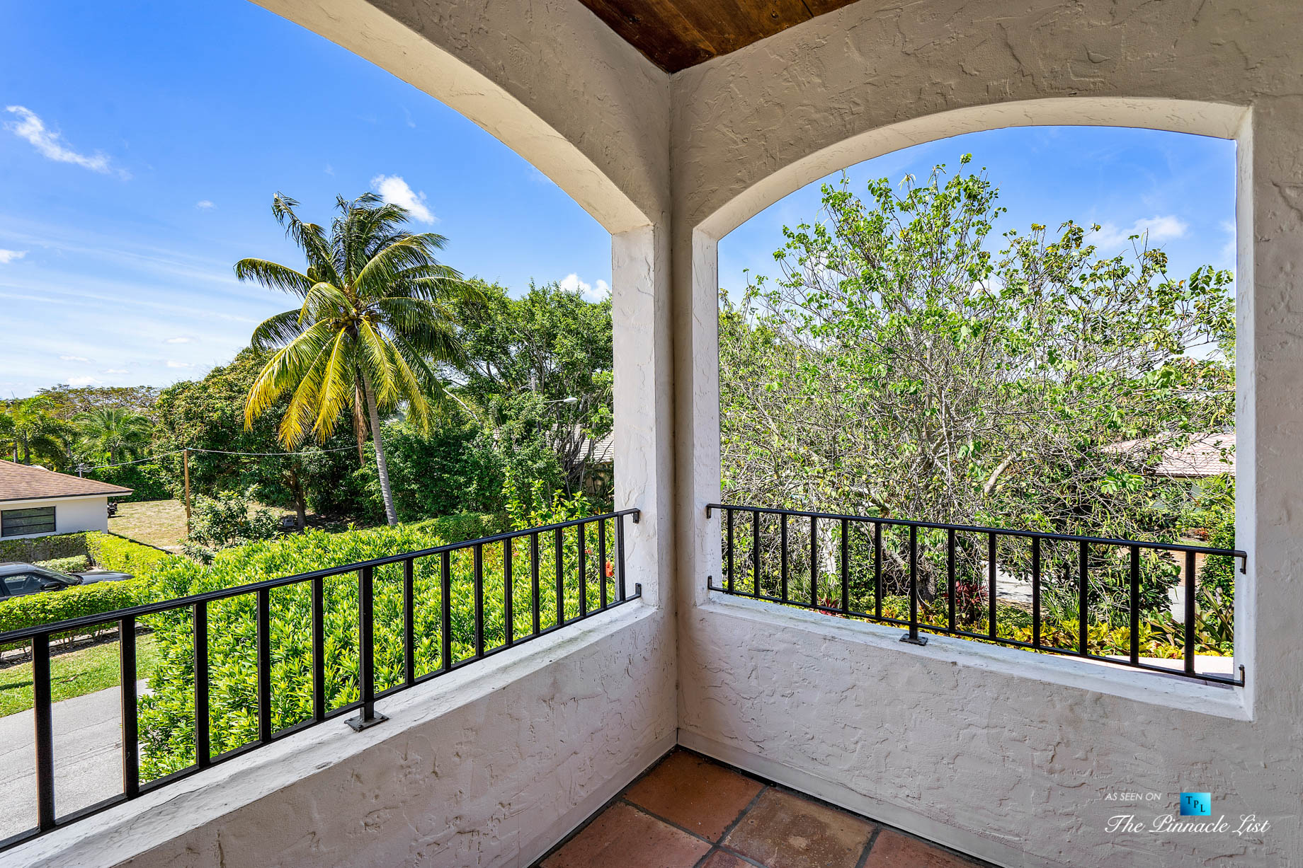 888 Oleander St, Boca Raton, FL, USA – Luxury Real Estate – Old Floresta Estate Home – Balcony