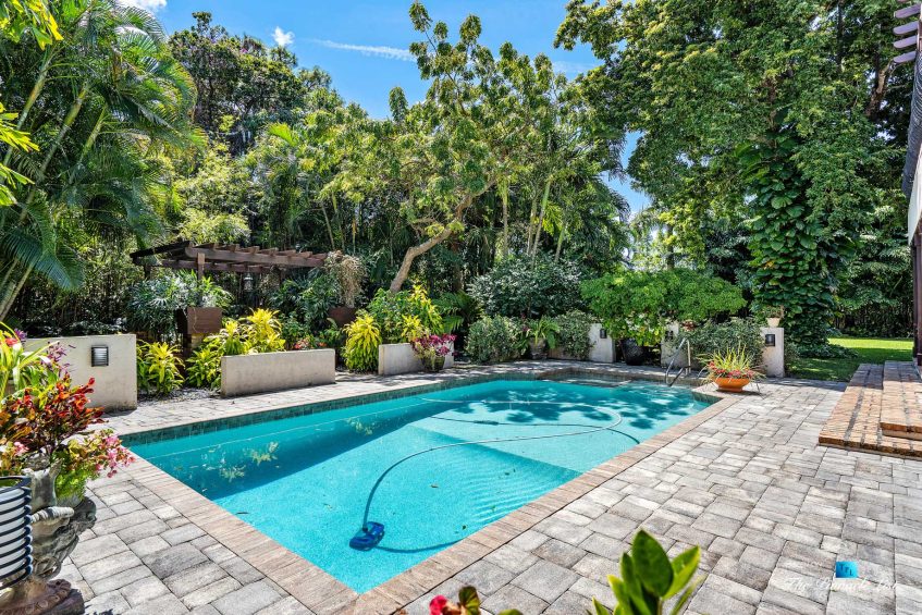 888 Oleander St, Boca Raton, FL, USA - Luxury Real Estate - Old Floresta Estate Home - Backyard Pool