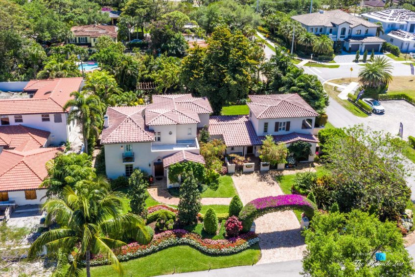 888 Oleander St, Boca Raton, FL, USA - Luxury Real Estate - Old Floresta Estate Home - Drone Aerial View