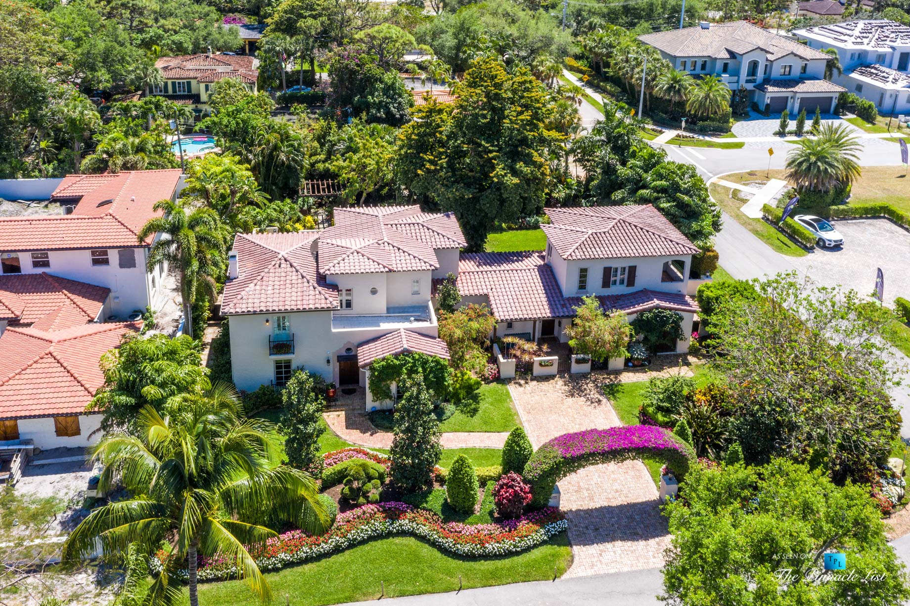 888 Oleander St, Boca Raton, FL, USA – Luxury Real Estate – Old Floresta Estate Home – Drone Aerial View