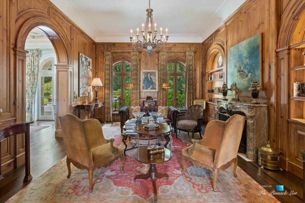 Tuxedo Park Mediterranean Estate - 439 Blackland Rd NW, Atlanta, GA, USA - Sitting Room