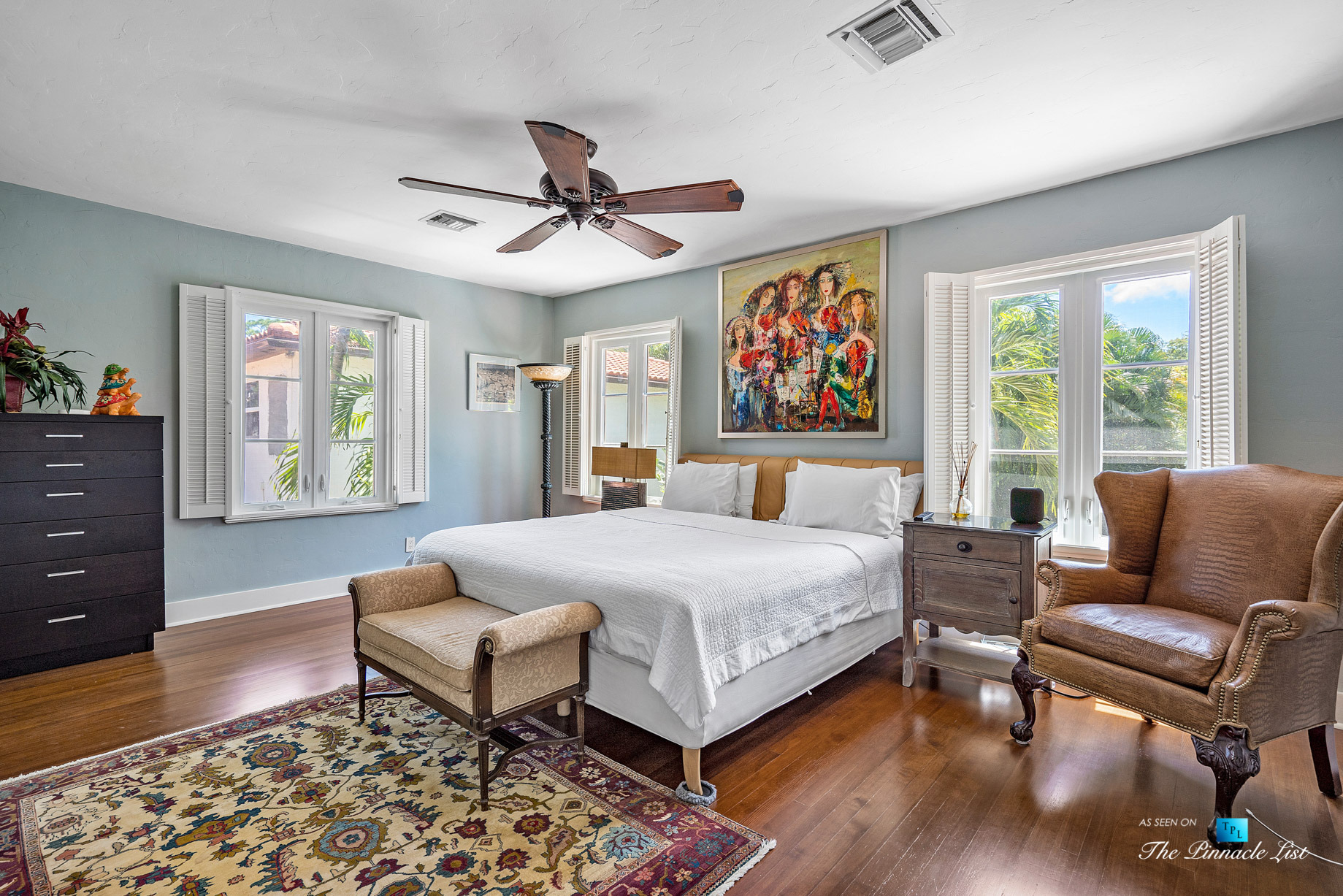 Addison Mizner Old Floresta Home – 888 Oleander St, Boca Raton, FL, USA – Bedroom
