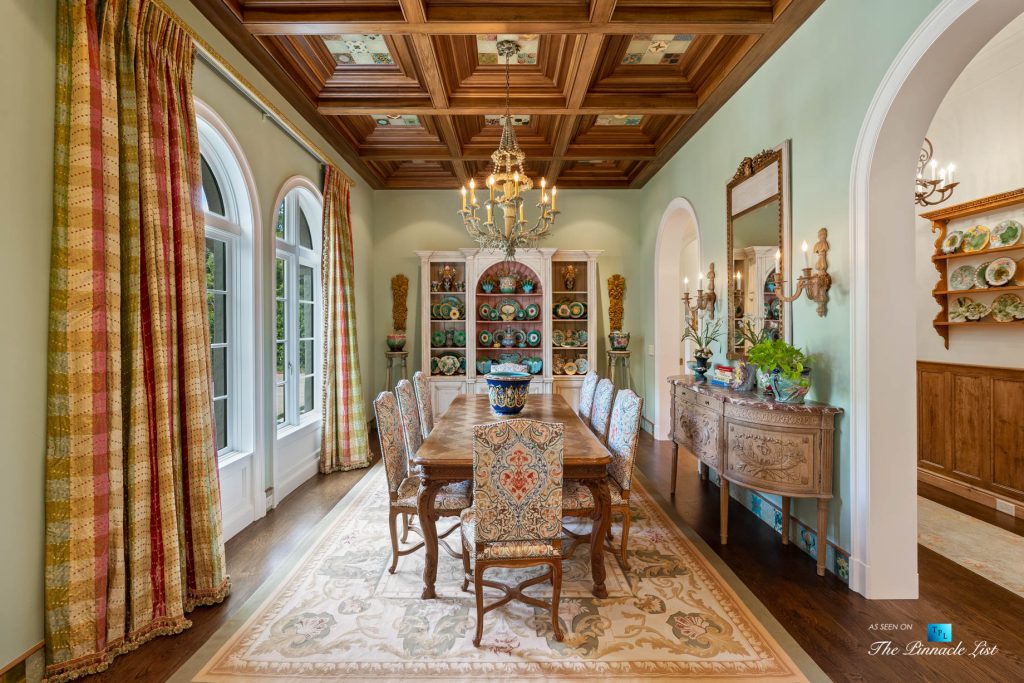 Tuxedo Park Mediterranean Estate - 439 Blackland Rd NW, Atlanta, GA, USA - Dining Room