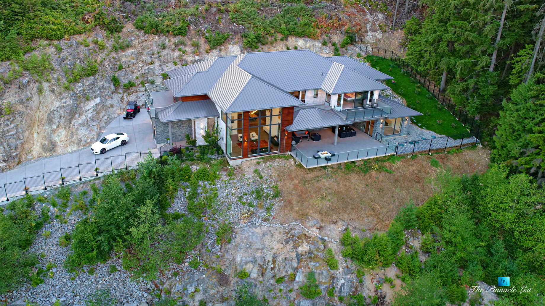 Modern West Coast Contemporary Home - 1083 Uplands Dr, Anmore, BC, Canada - Master Bedroom Deck