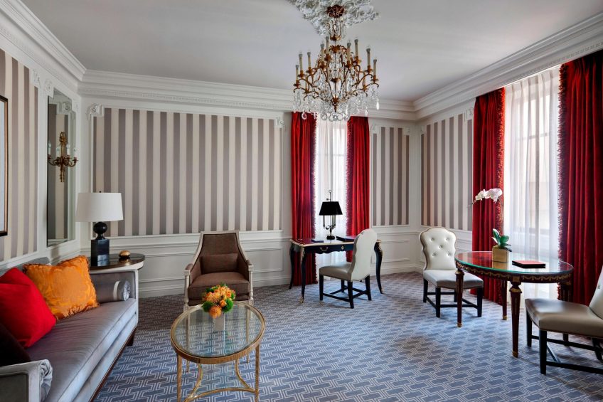 The St. Regis New York Luxury Hotel - New York, NY, USA - St. Regis Suite Living Area
