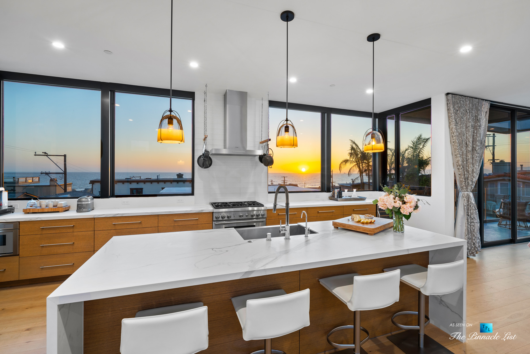 246 30th Street, Hermosa Beach, CA, USA – Kitchen Ocean View Sunset