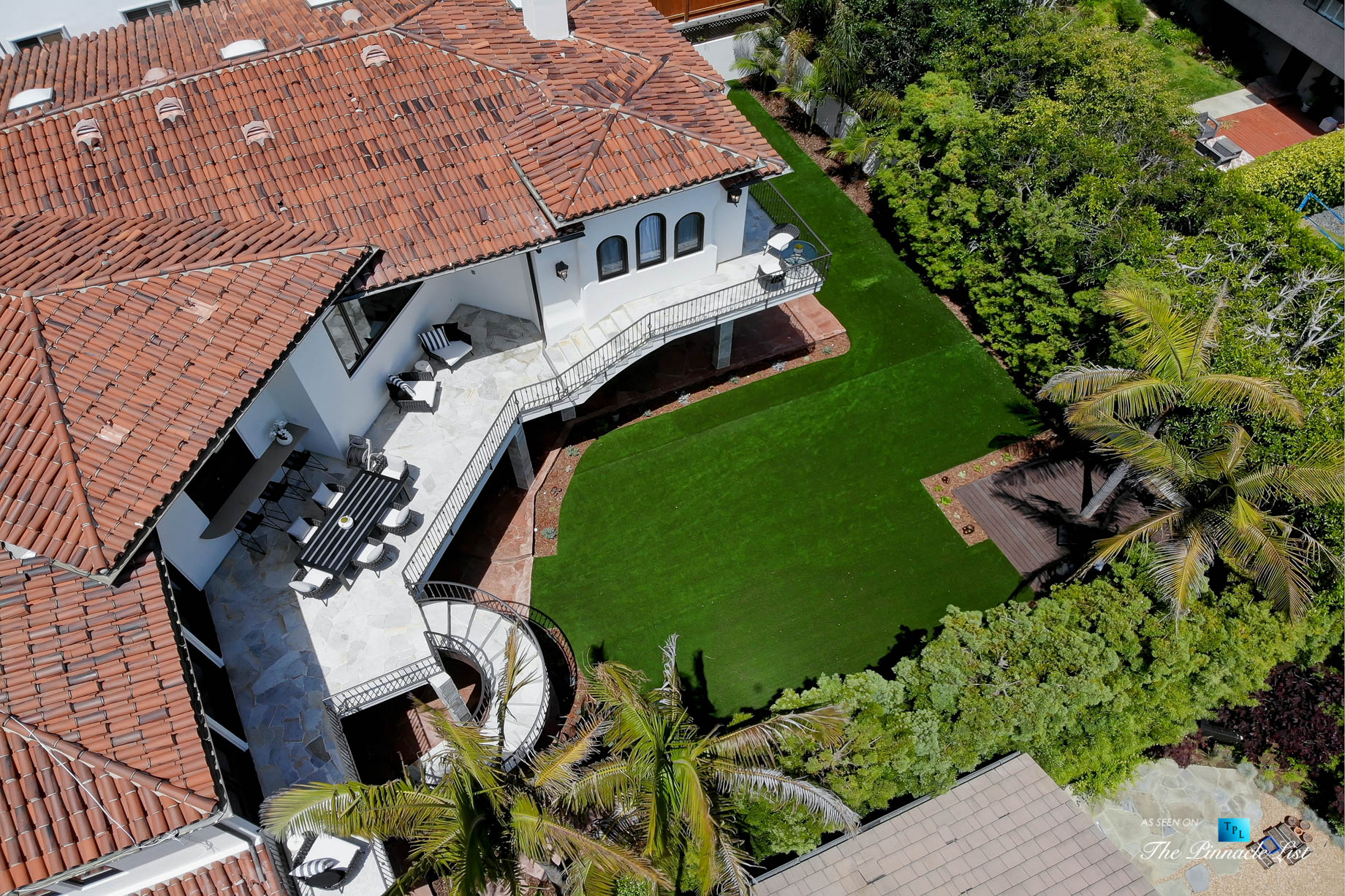 853 10th Street, Manhattan Beach, CA, USA - Backyard Aerial View