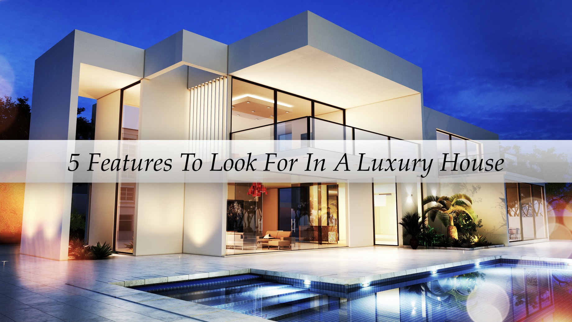 Most Wanted Luxury Home Features. What are the new luxury must